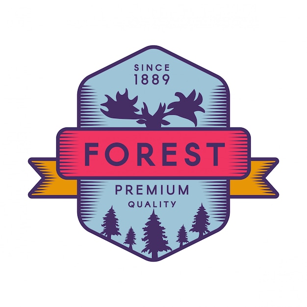 Logotipo forestal