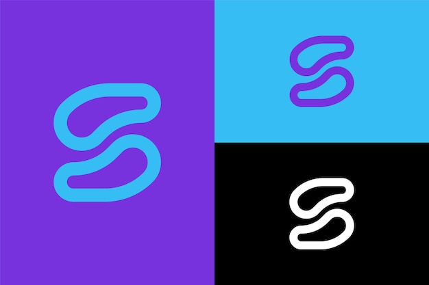 Logotipo de forma abstracta simple y moderna Logotipo minimalista Logotipo de modernismo