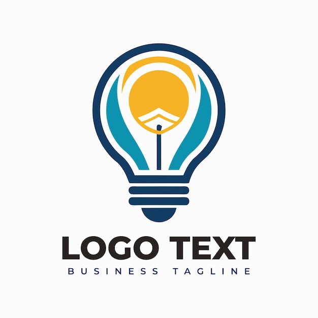 Logotipo en forma de bombilla