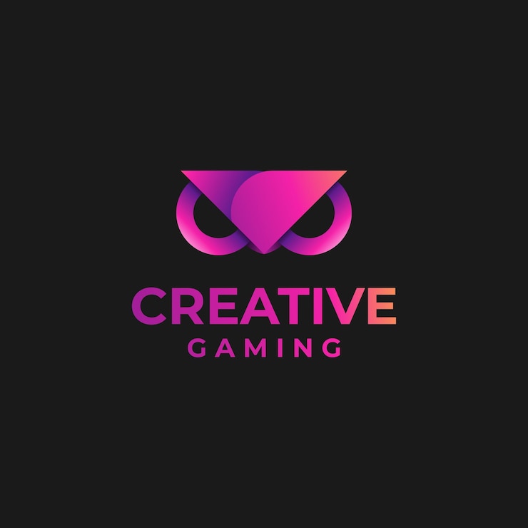 Vector logotipo de forma de juego creativo diseño de logotipo de juego diseño de juego abstracto logotipo de juego de personajes abstractos