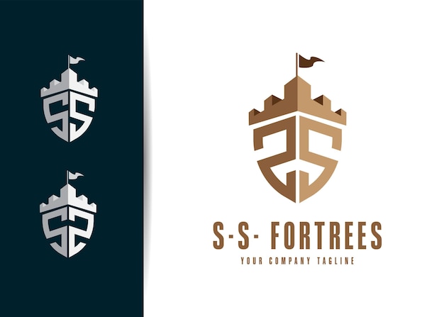 El logotipo de la fortaleza - Escudo y emblema del castillo SS