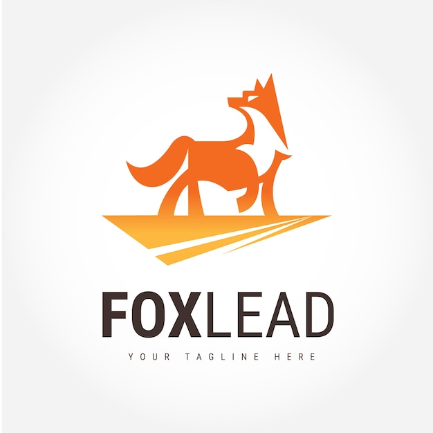 Vector logotipo de fox lead