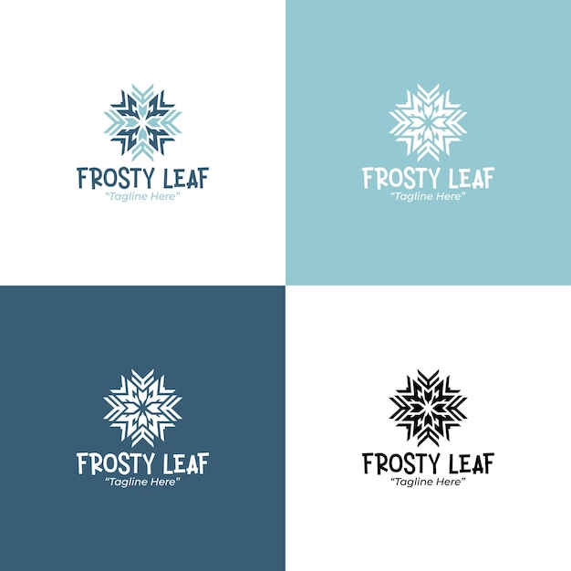 El logotipo de Frosty Leaf