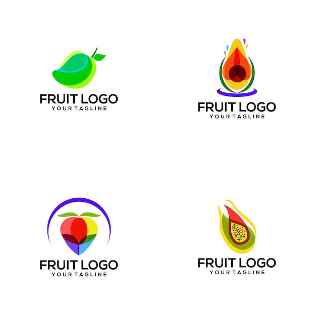 Logotipo de frutas