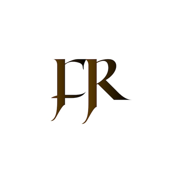 El logotipo de la fuente fr