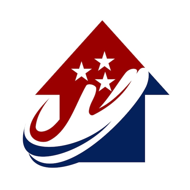 Logotipo de la fundación hero housing ilustración de icono identidad de marca