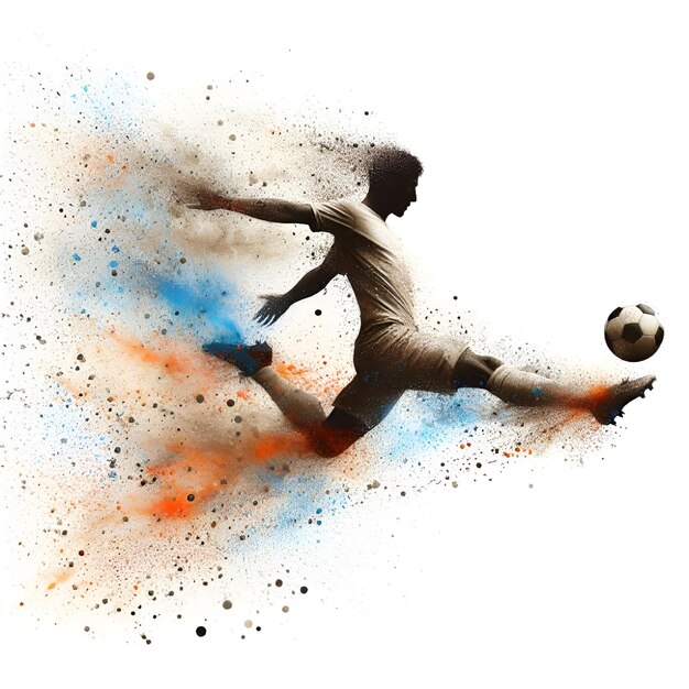 El logotipo del fútbol vectorial
