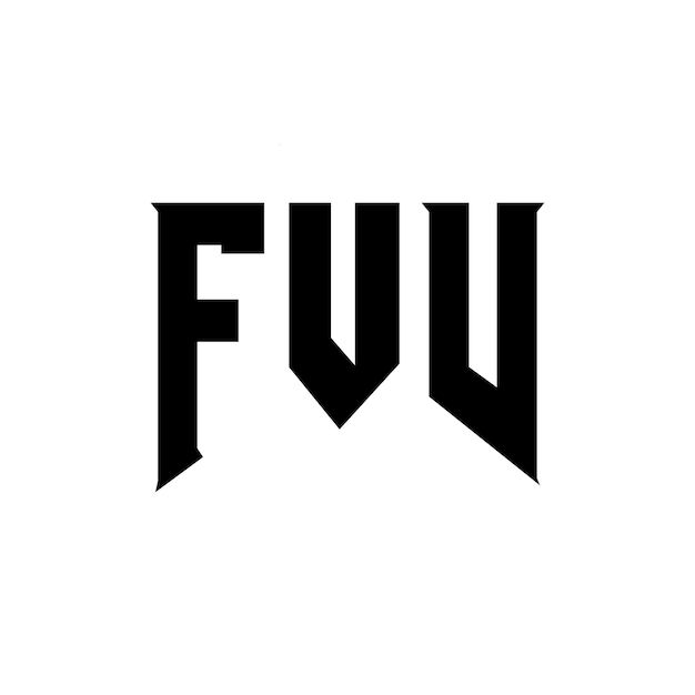 Logotipo FVW FVW letra FVW logotipo tecnológico FVW diseño del logotipo FVV vector FVW icono logotipo de la empresa de negocios FVW Logotipo de tecnología FVW