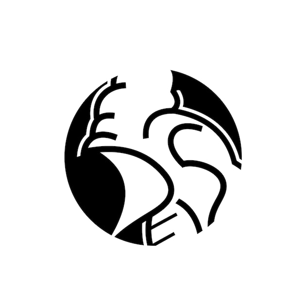 Vector logotipo del gallo mascota