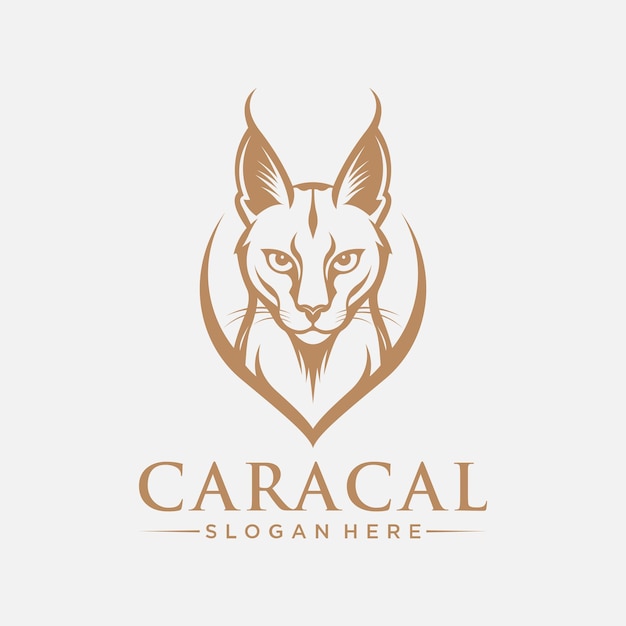 El logotipo del gato caracal