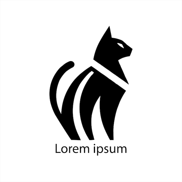 logotipo de gato para su marca