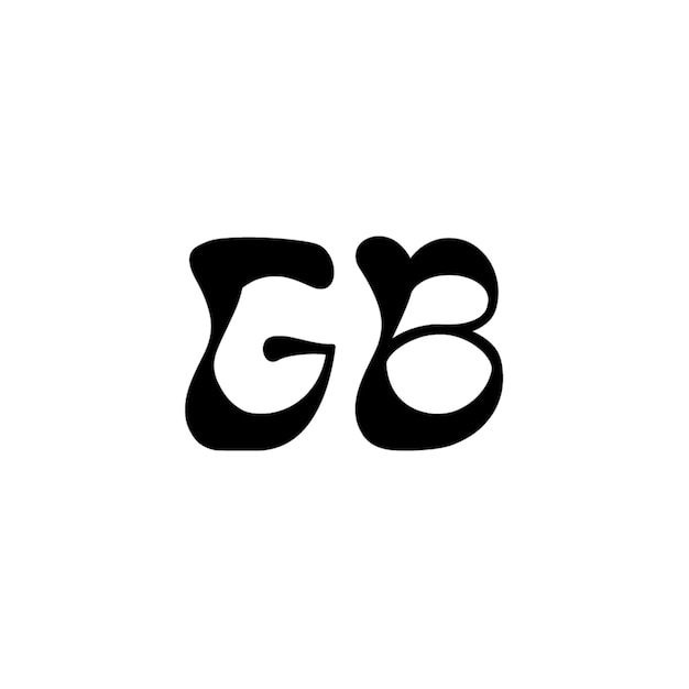 El logotipo de GB es un monograma, un diseño de letra, un nombre de texto, un símbolo, un logotipo monocromático, un carácter alfabético y un logotipo simple.