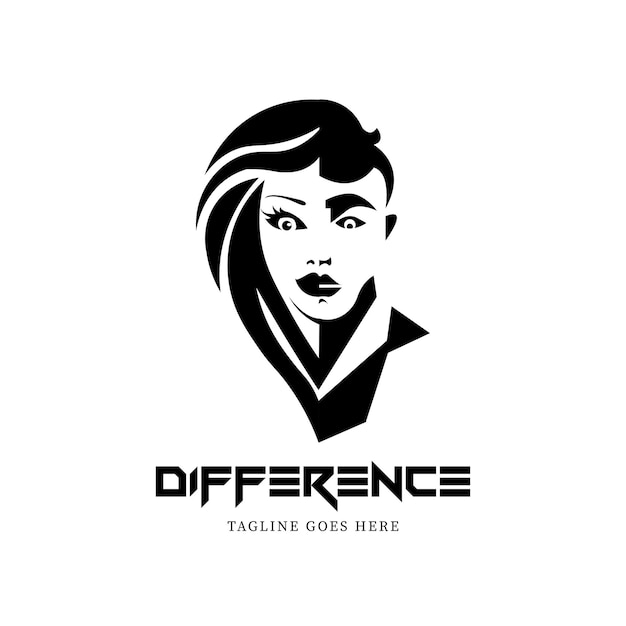 Un logotipo genial para mostrar la diferencia entre hombres y mujeres.