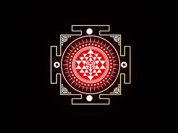 Vector logotipo de geometría sagrada, logotipo místico, logotipo de mandala, vencedor de geometría sagrada,
