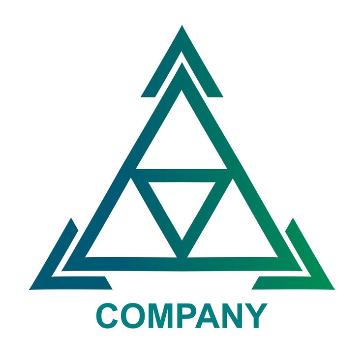 Vector logotipo geométrico minimalista para la arquitectura y la construcción de emblemas e iconos de empresas concepto de diseño