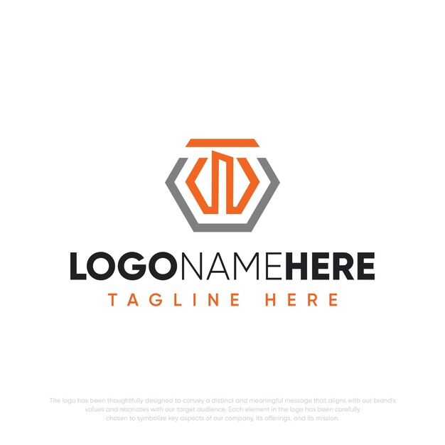 logotipo geométrico y plantillas de diferentes formas