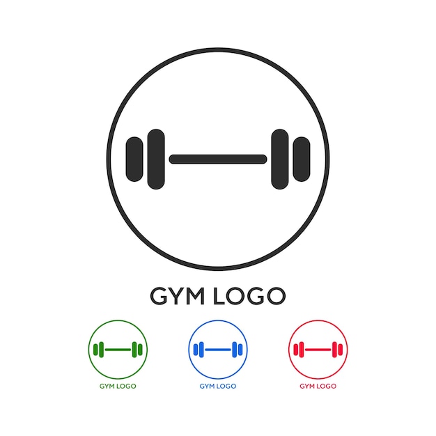 Logotipo de gimnasio en cualquier momento ejemplo de diseño de logotipo de fitness