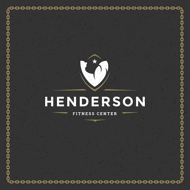 Logotipo de gimnasio fitness