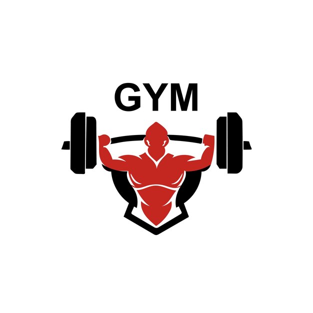 El logotipo del gimnasio en fondo blanco