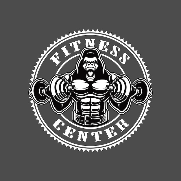 El logotipo del gimnasio Gorilla