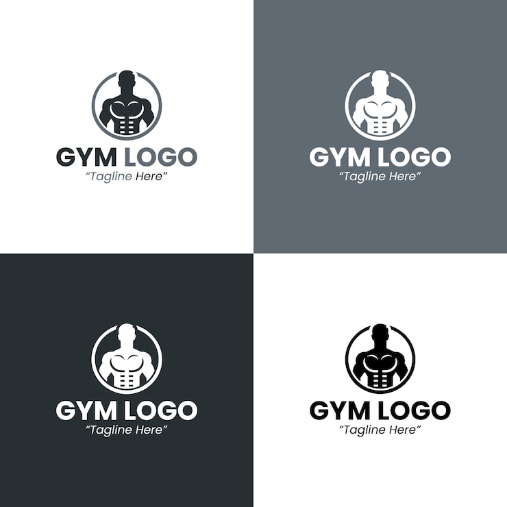 Vector el logotipo del gimnasio