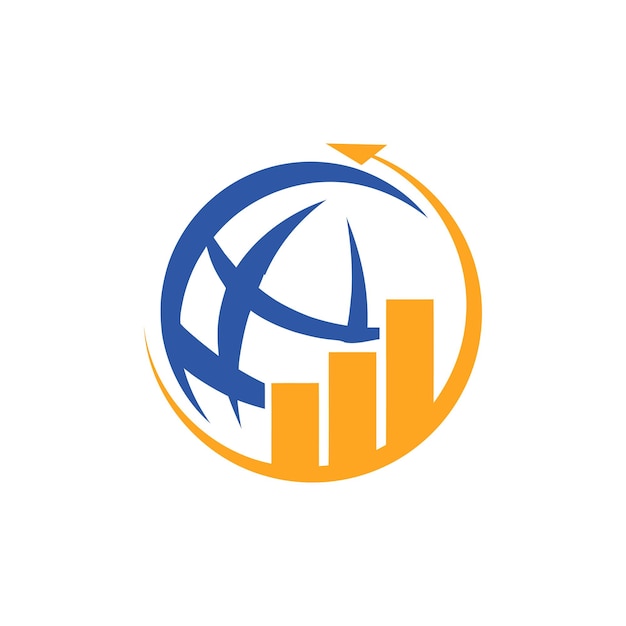 El logotipo del globo financiero