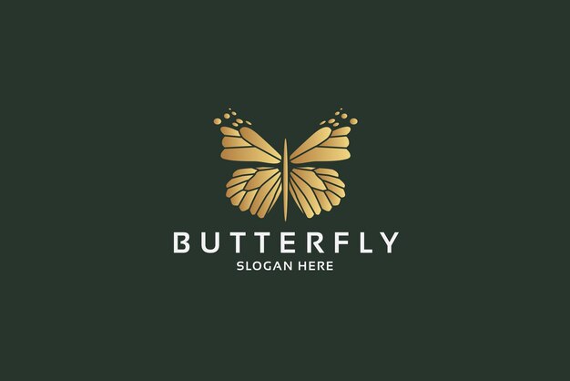 El logotipo de GoldButterFly