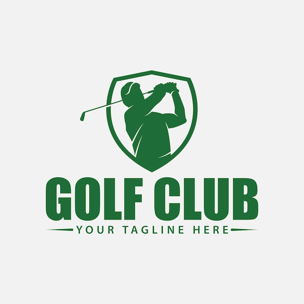 logotipo de golf