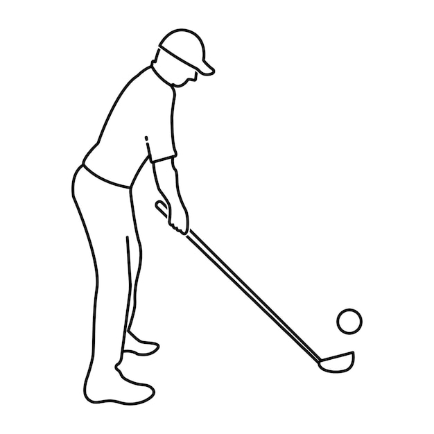 Logotipo del golf