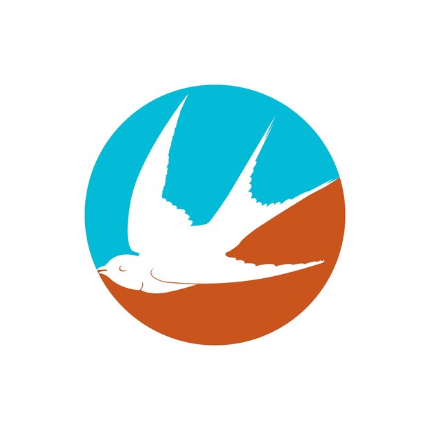 Vector logotipo de golondrina