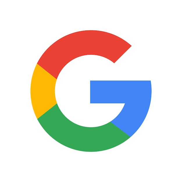 Logotipo de Google sobre un fondo blanco.