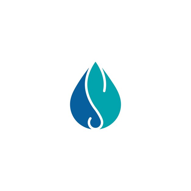 Logotipo de gota de agua S