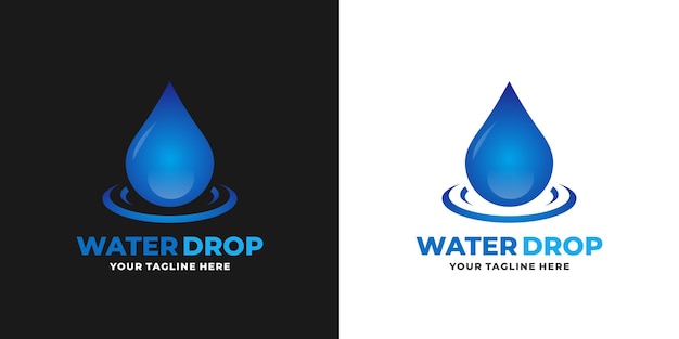 Logotipo de gota del agua