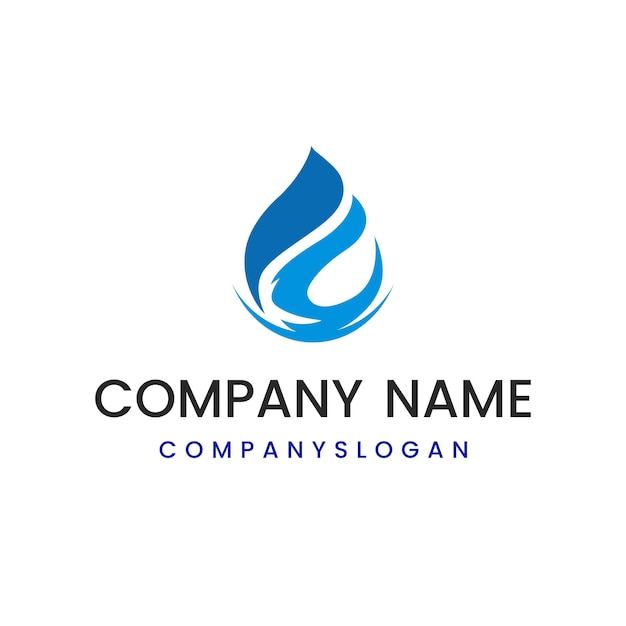 Logotipo de gota del agua