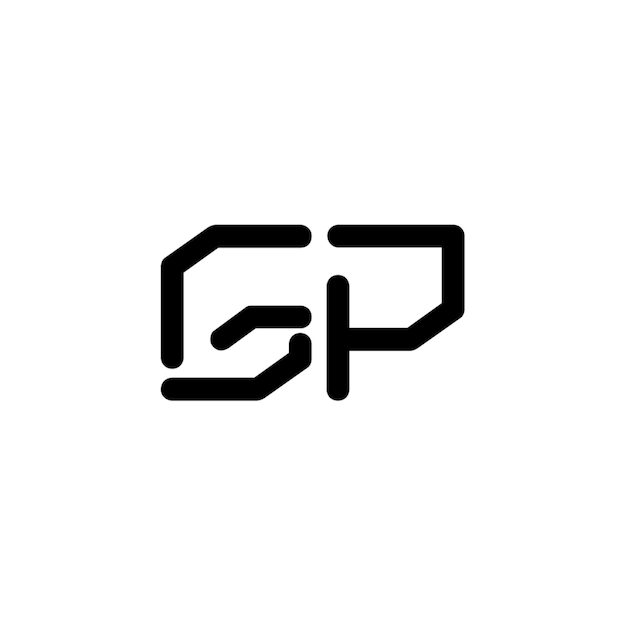 El logotipo de GP se compone de un monograma, una letra, un texto, un nombre, un símbolo, un logotipo monocromático, un carácter alfabético y un logotipo simple.