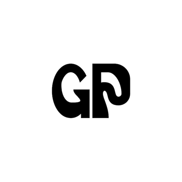 El logotipo de GP se compone de un monograma, una letra, un texto, un nombre, un símbolo, un logotipo monocromático, un carácter alfabético y un logotipo simple.