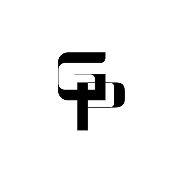El logotipo de GP se compone de un monograma, una letra, un texto, un nombre, un símbolo, un logotipo monocromático, un carácter alfabético y un logotipo simple.