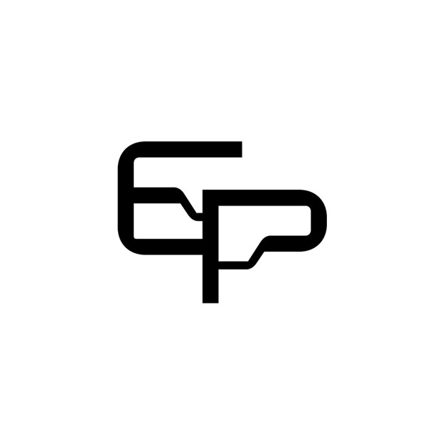 El logotipo de GP se compone de un monograma, una letra, un texto, un nombre, un símbolo, un logotipo monocromático, un carácter alfabético y un logotipo simple.