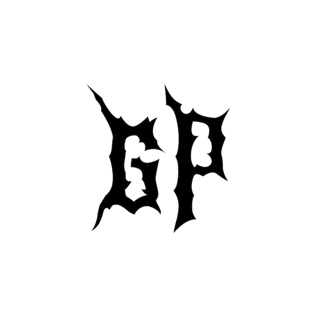 El logotipo de GP se compone de un monograma, una letra, un texto, un nombre, un símbolo, un logotipo monocromático, un carácter alfabético y un logotipo simple.