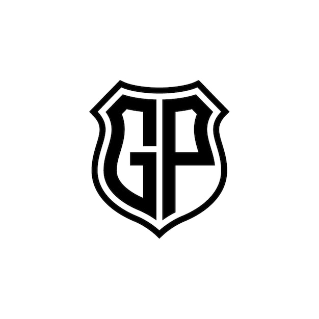 El logotipo de GP se compone de un monograma, una letra, un texto, un nombre, un símbolo, un logotipo monocromático, un carácter alfabético y un logotipo simple.