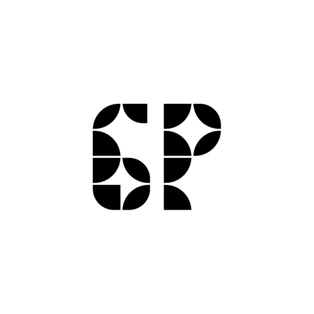 El logotipo de GP se compone de un monograma, una letra, un texto, un nombre, un símbolo, un logotipo monocromático, un carácter alfabético y un logotipo simple.