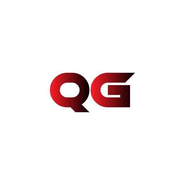 el logotipo de gradiente qg