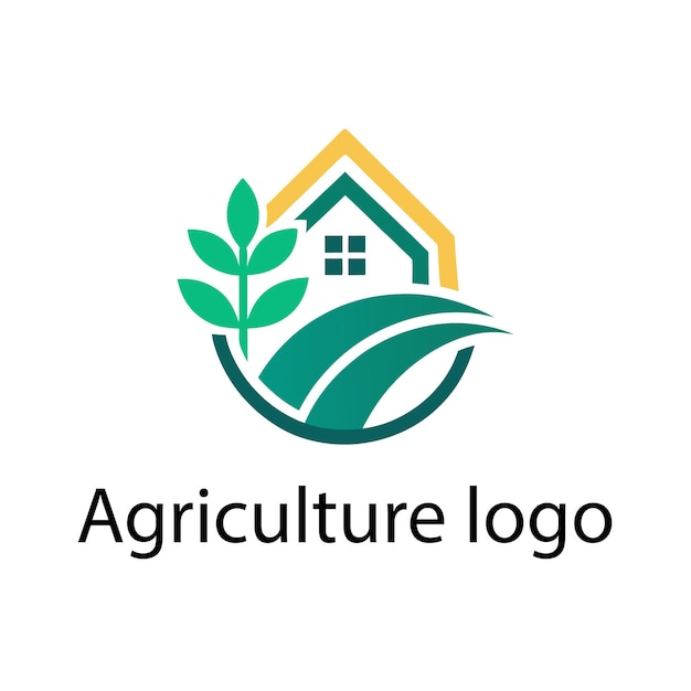 El logotipo de la granja agrícola