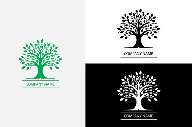 logotipo para una granja muestra de logotipo blanco arte de diseño limpio