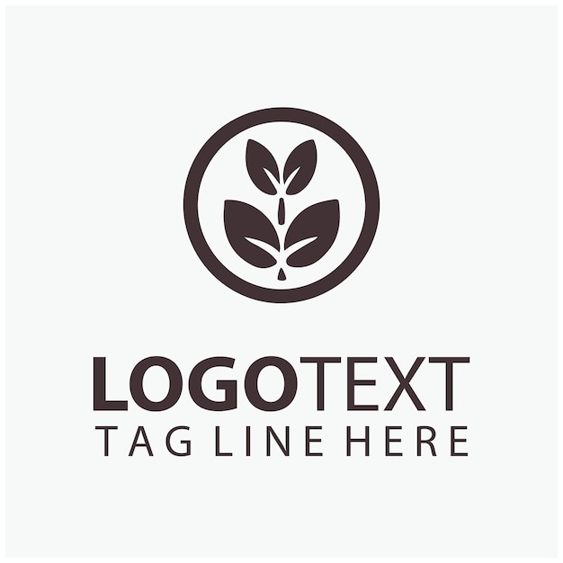 El logotipo del grano de café