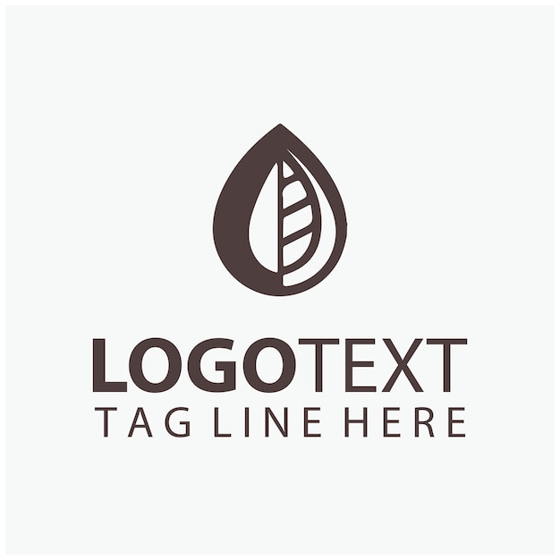 El logotipo del grano de café