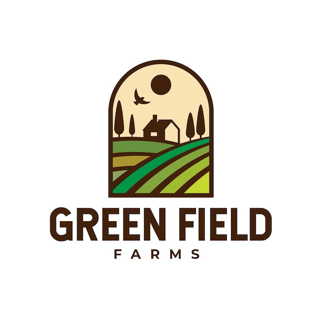 Logotipo de Green Field Farms