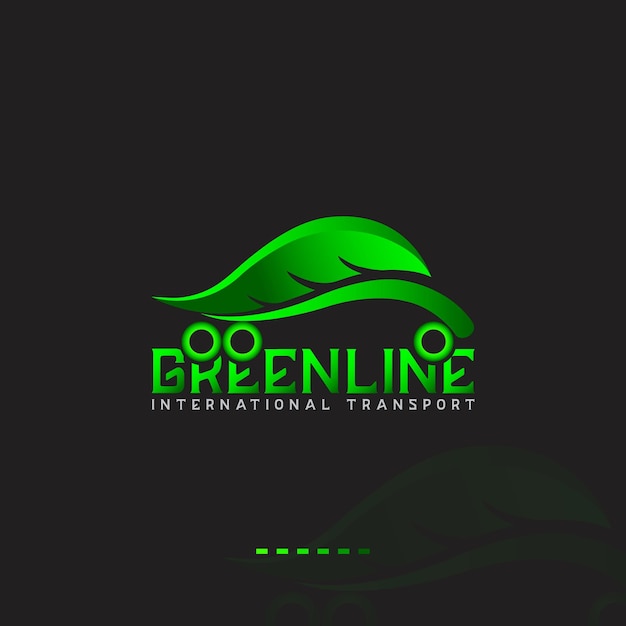 El logotipo de Greenline International Transport