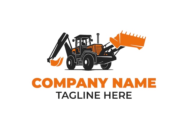 Logotipo de la grúa Logotipo de la construcción Logotipo de la señalización de la carretera