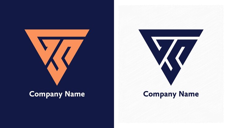 Vector un logotipo de gs